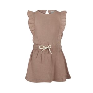 Koko Noko girls dress light brown muslin