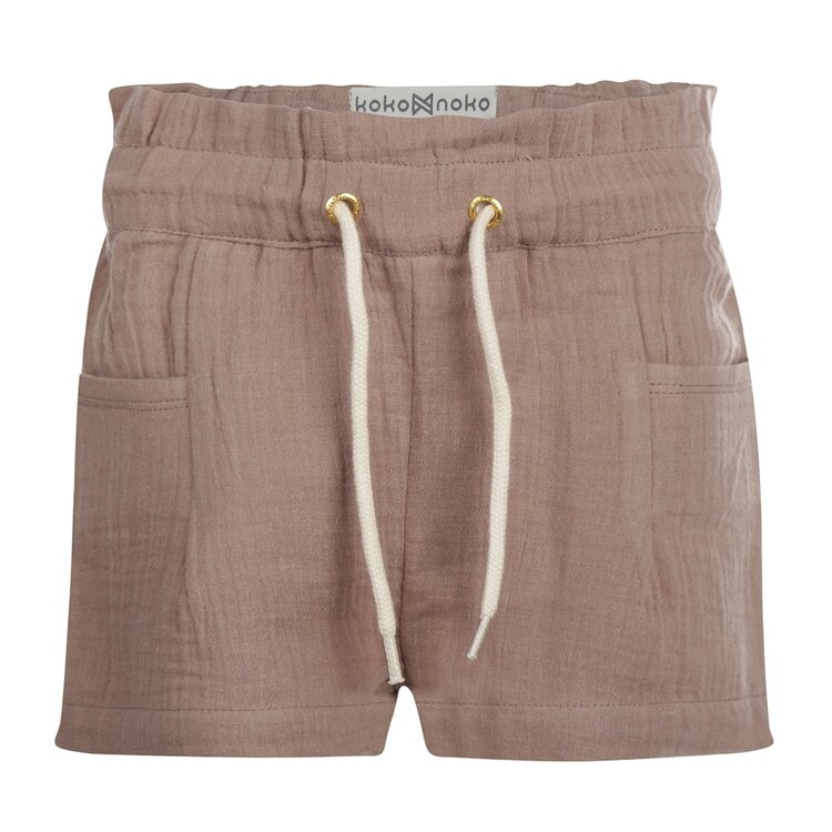 Koko Noko Mädchen Shorts hellbrauner Musselin | R50954-37