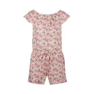 Koko Noko Mädchen Jumpsuit kurz lila Blumen