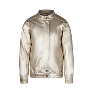 Koko Noko girls jacket gold imitation leather