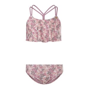 Koko Noko girls bikini purple flowered