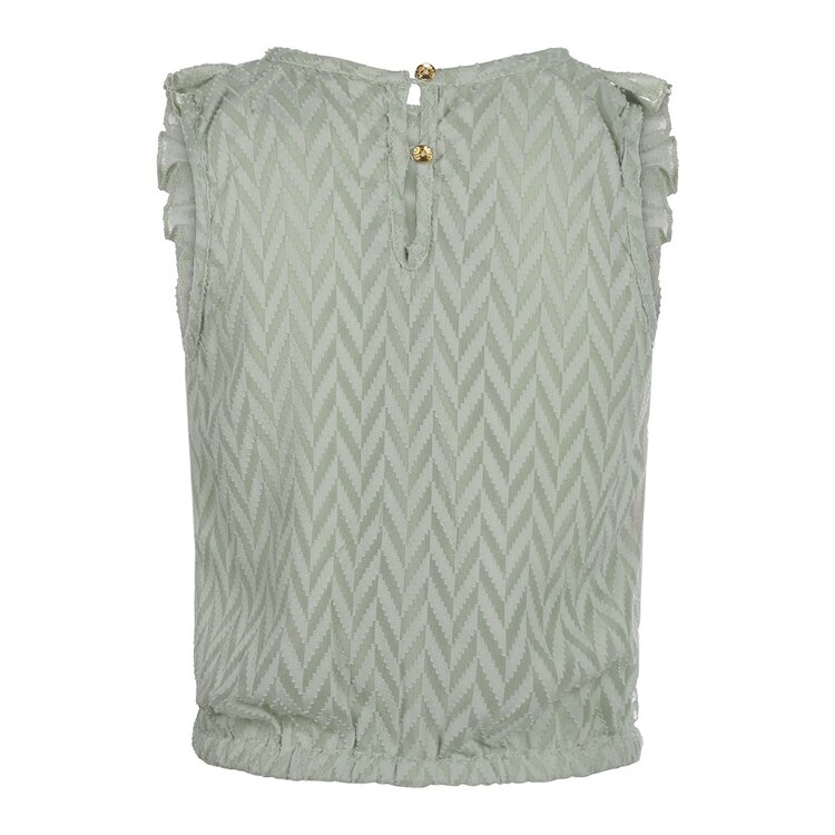 Koko Noko girls blouse soft green sleeveless | R50982-37