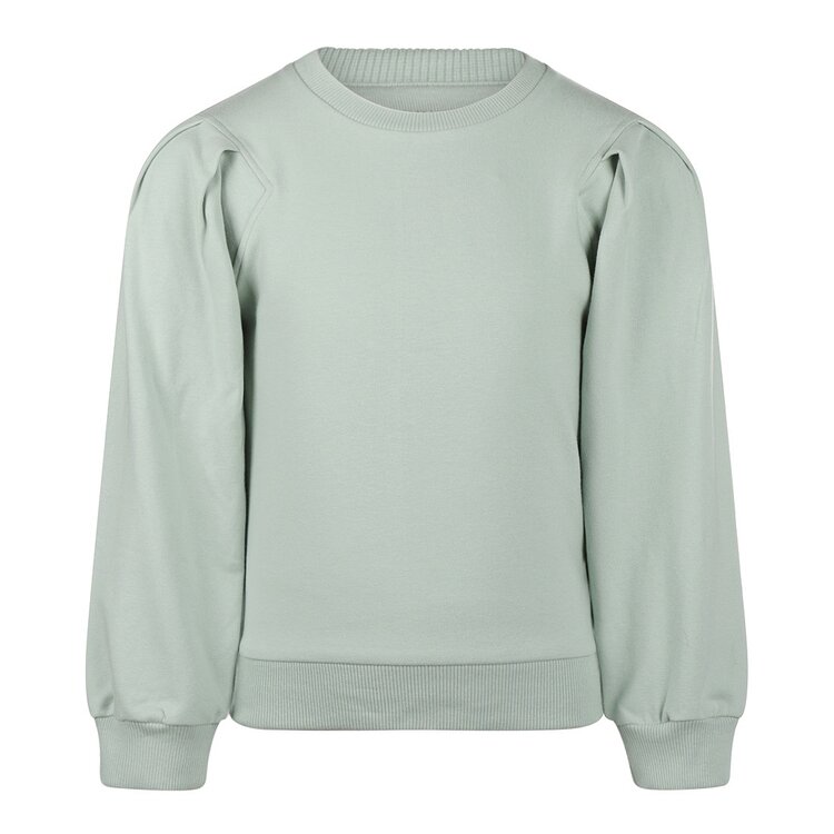 Koko Noko girls sweatshirt soft green wide sleeve | R50988-37