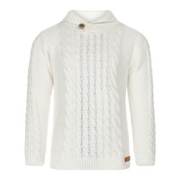 Koko Noko Jungen Kabelstrickpullover off white