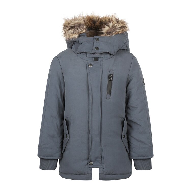 Koko Noko jongens winterjas parka donkerblauw waterafstotend | S48898-37