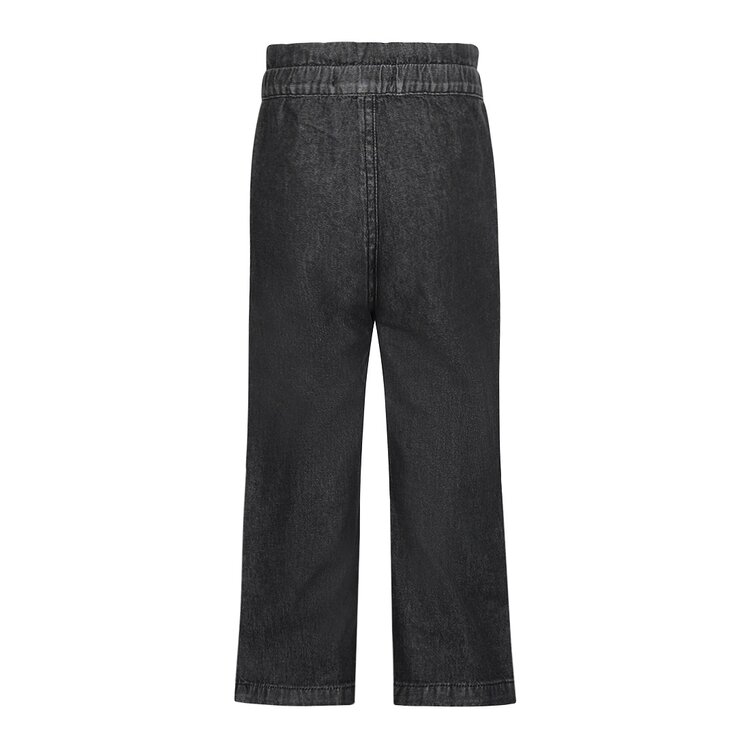 Koko Noko girls jeans dark grey wide leg | S48941-37