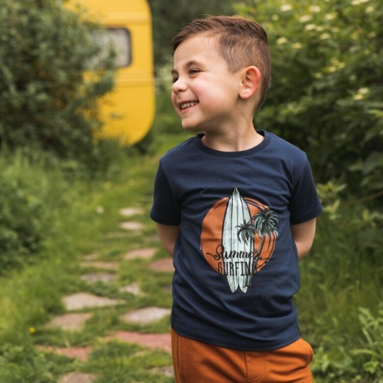 Koko Noko Jungen-T-Shirt dunkelblau | R50810-37