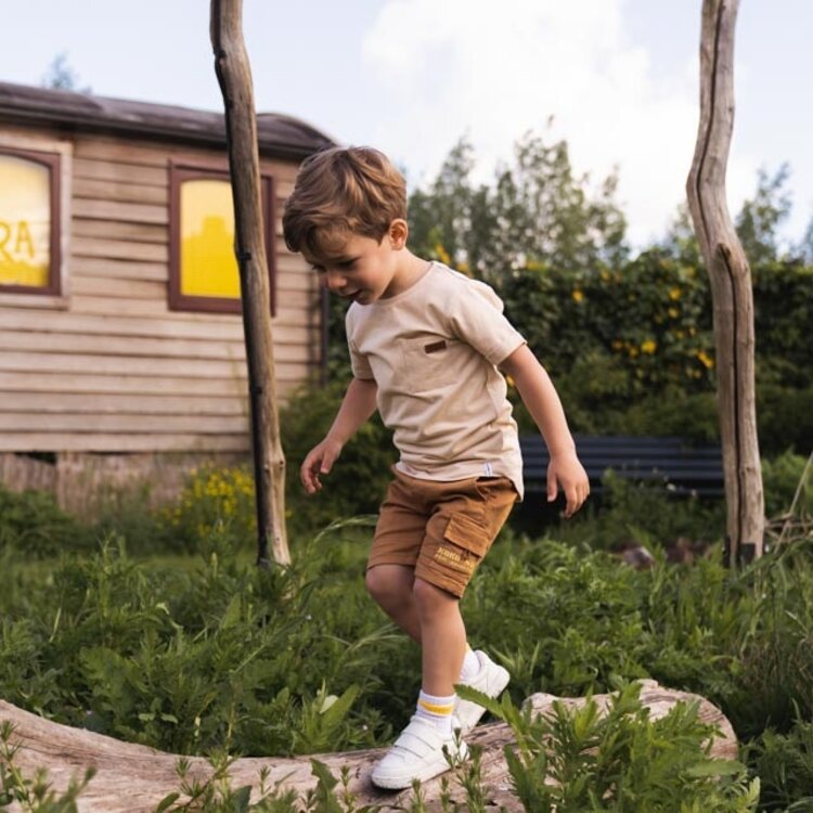 Koko Noko boys jeans shorts brown | R50875-37