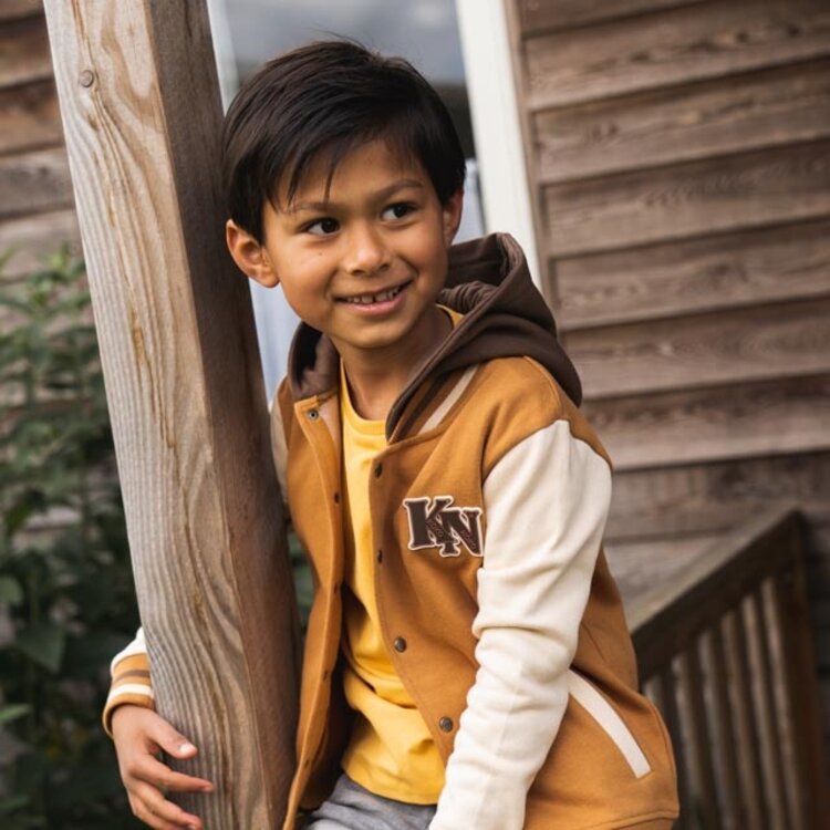 Koko Noko boys jacket brown varsity | R50879-37