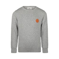 Koko Noko boys jumper light grey fine knit