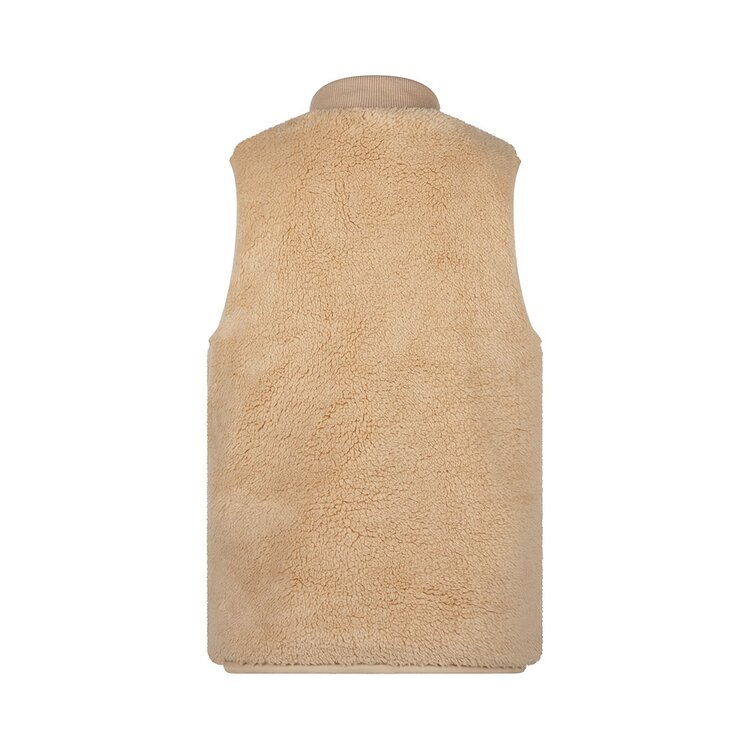 Koko Noko jongens teddy gilet zandkleur | Q52877-37