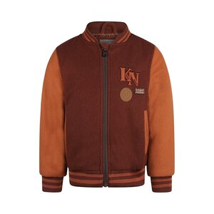 Koko Noko Jungen Baseballjacke dunkelrot cognac