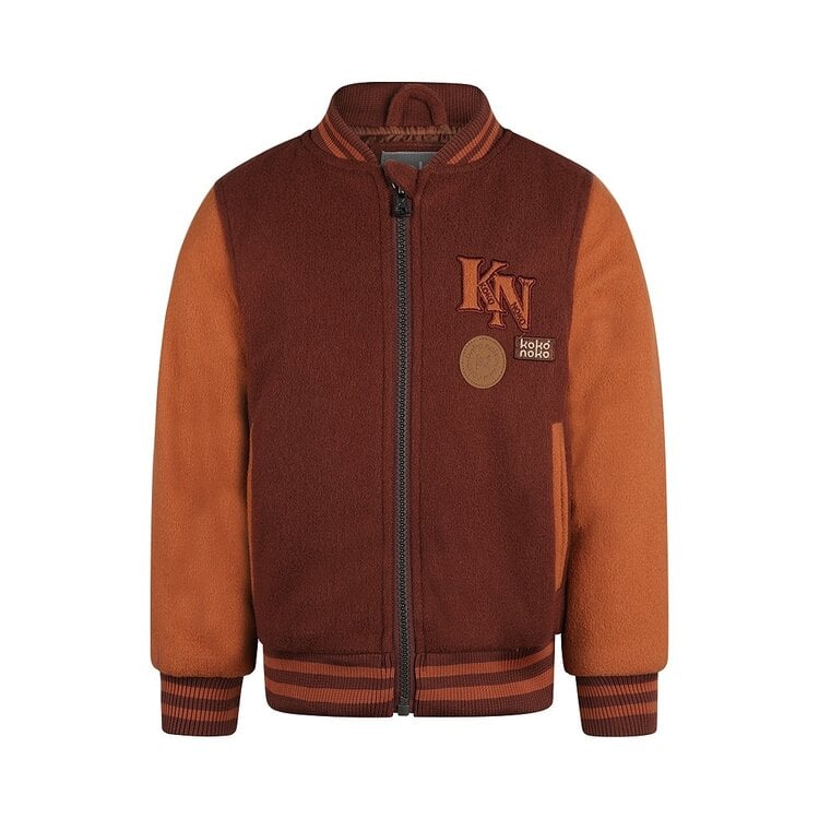 Koko Noko Jungen Baseballjacke dunkelrot cognac | Q52892-37