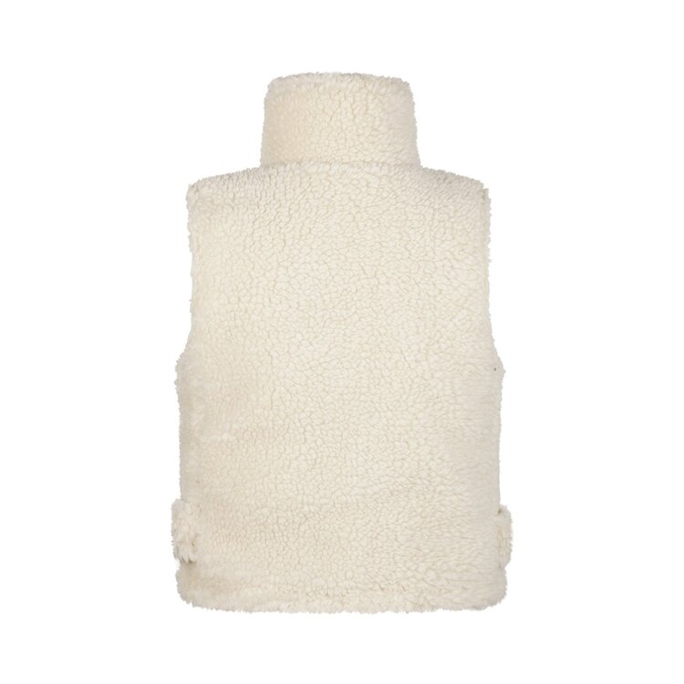 Koko Noko girls gilet off white teddy | Q52937-37