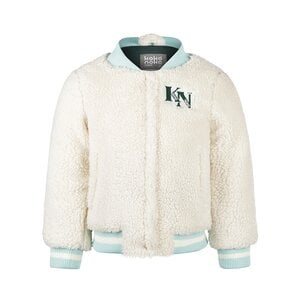 Koko Noko meisjes jack off white teddy baseballl