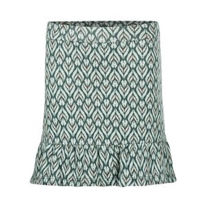 Koko Noko girls skirt light green dark green print