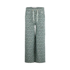 Koko Noko girls trousers wide leg light green dark green