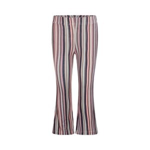 Koko Noko meisjes flared broek multi colour gestreept velours