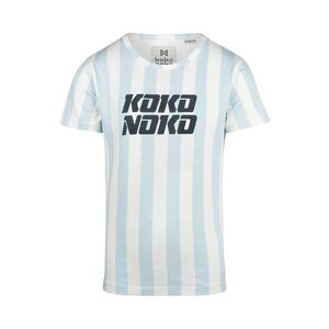 Koko Noko boys' T-shirt off white blue striped