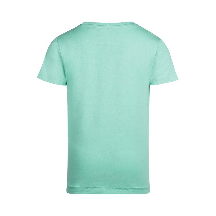 Koko Noko Jungen-T-Shirt grün langer Rücken | R51321-37