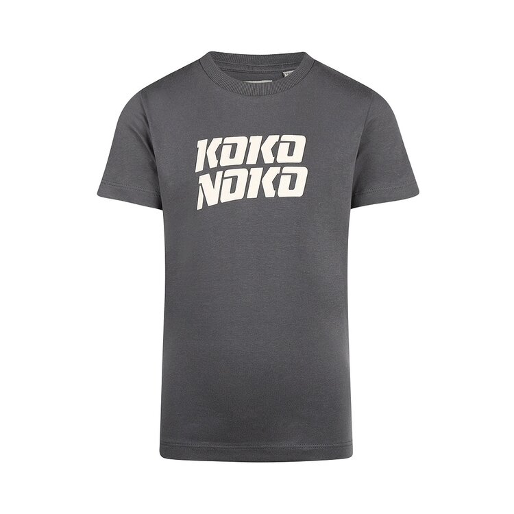 Koko Noko jongens T-shirt donkergrijs | R51331-37