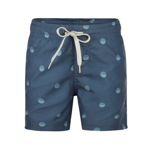 Koko Noko boys swimming shorts blue dot medium length