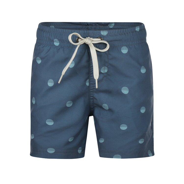 Koko Noko jongens zwemshort blauw stip medium lengte | R50851-37