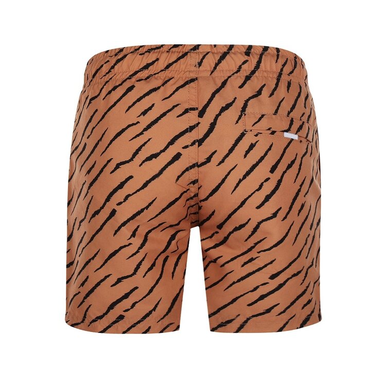 Koko Noko jongens zwemshort camel tijger medium lengte | R50853-37