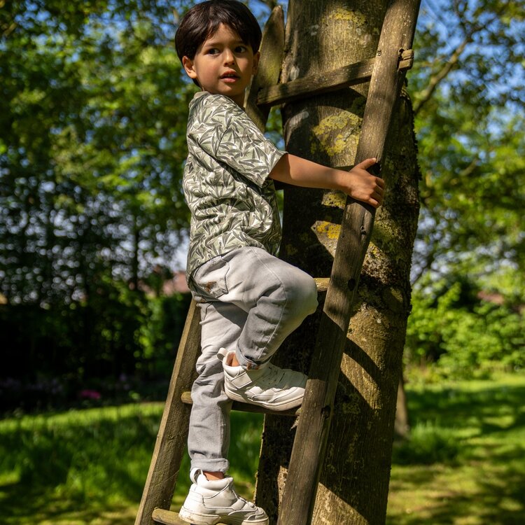 Koko Noko Jungen-T-Shirt lose Passform weich grün | P54827-37