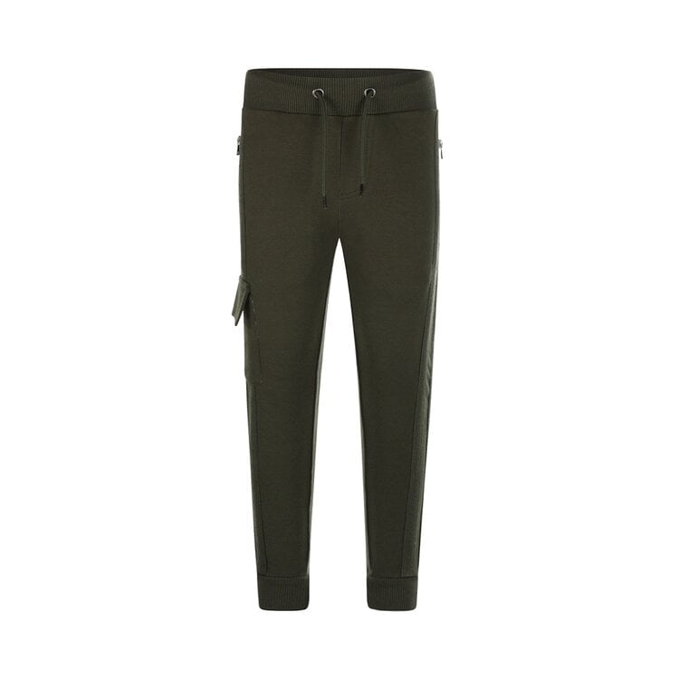 Koko Noko boys sweatpants dark green cargo | Q52812-37