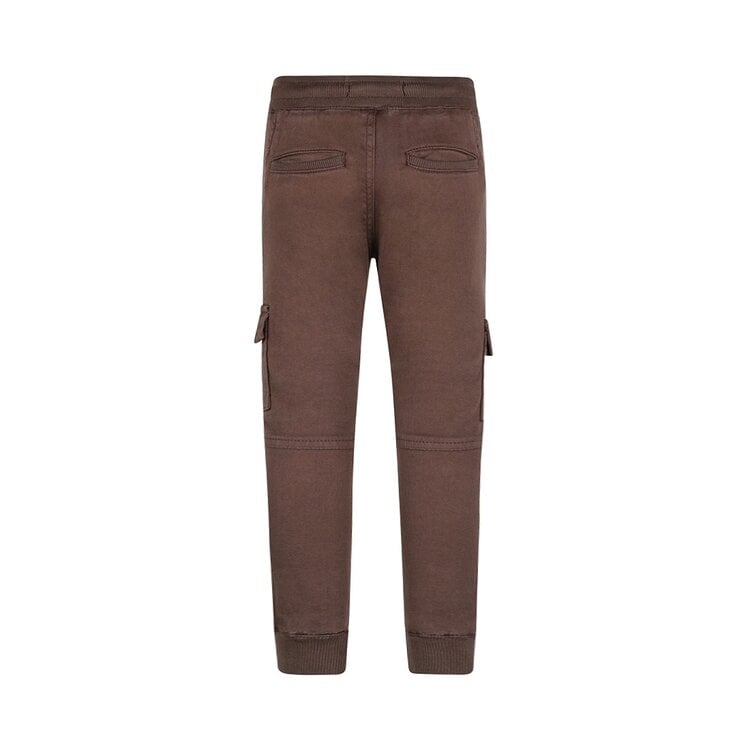 Koko Noko jongens broek donkerbruin cargo | Q52834-37