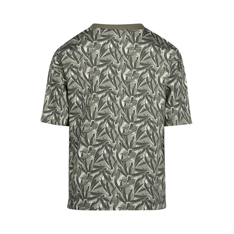 Koko Noko jongens T-shirt loose fit zachtgroen | P54827-37