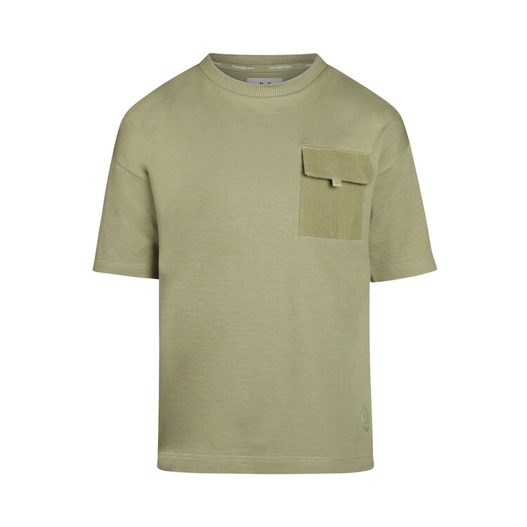 Koko Noko boys' T-shirt loose fit light green | P54828-37