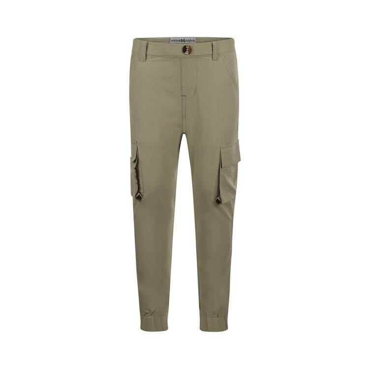 Koko Noko jongens cargo broek lichtgroen | P54842-37