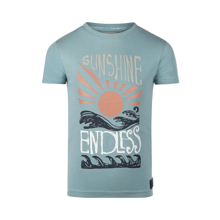 Koko Noko jongens T-shirt lichtblauw sunshine | P54887-37