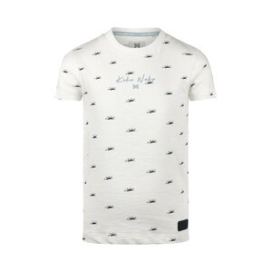 Koko Noko Jungen-T-Shirt off white dunkelblau hellblau