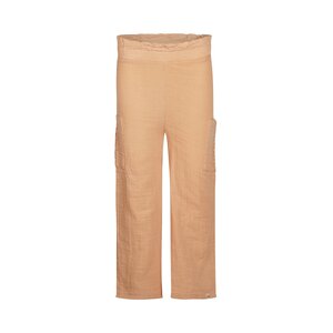 Koko Noko girls wide leg trousers peach pink muslin