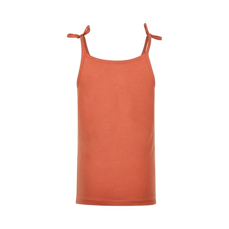 Koko Noko girls top soft orange embroidered flower | P54937-37