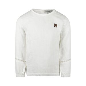 Koko Noko Mädchen Bluse langarm off white Musselin