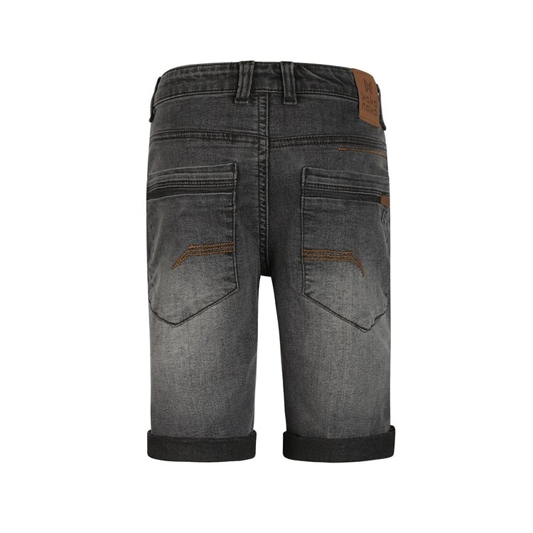 Koko Noko boys' jeans shorts loose fit dark grey | P54897-37