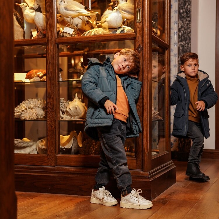 Koko Noko Jungen Parka Stahlblau wasserabweisend Kapuze | O56847-37