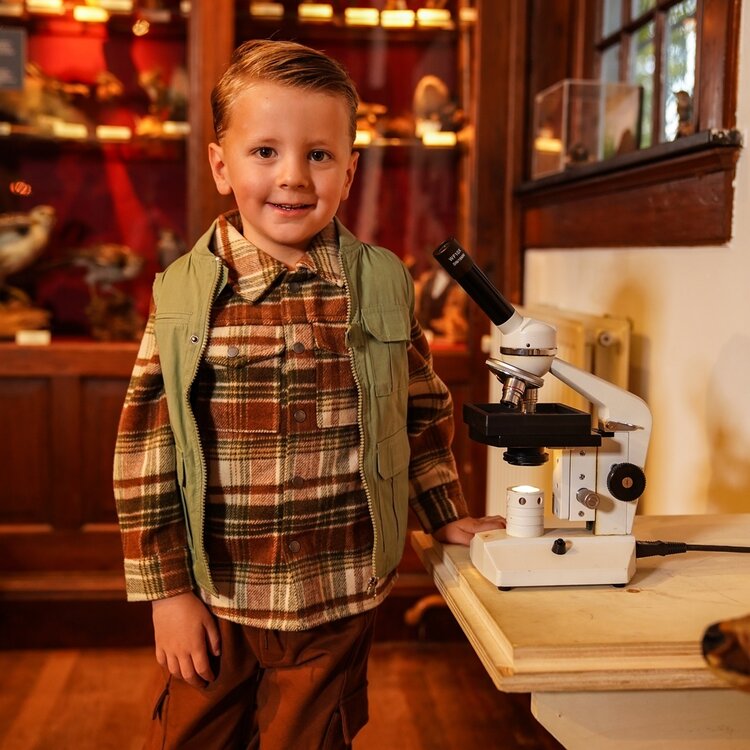 Koko Noko jongens bodywarmer groen 100% katoen | O56877-37