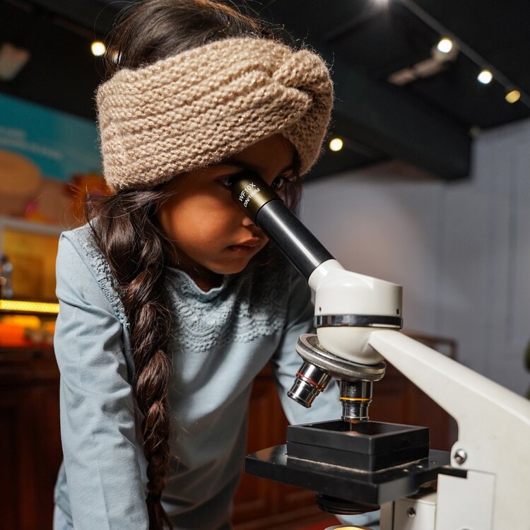 Koko Noko girls‘ long-sleeved shirt blue lace detail collar | O56901-37