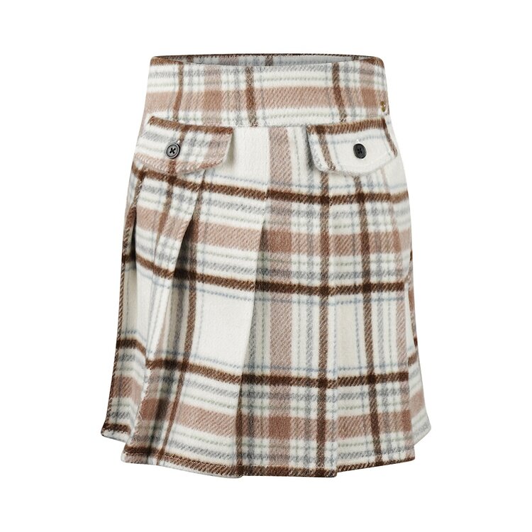 スカート andmary Coco check pleats skirt s ANDMARY】Coco check pleats skirt