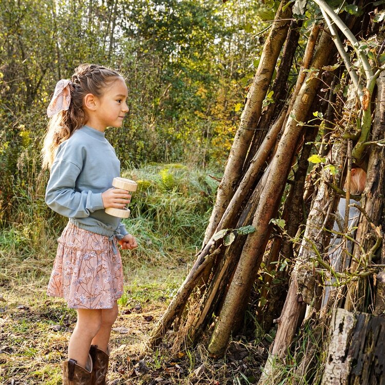 Koko Noko girls‘ turtleneck blue bow | O56914-37