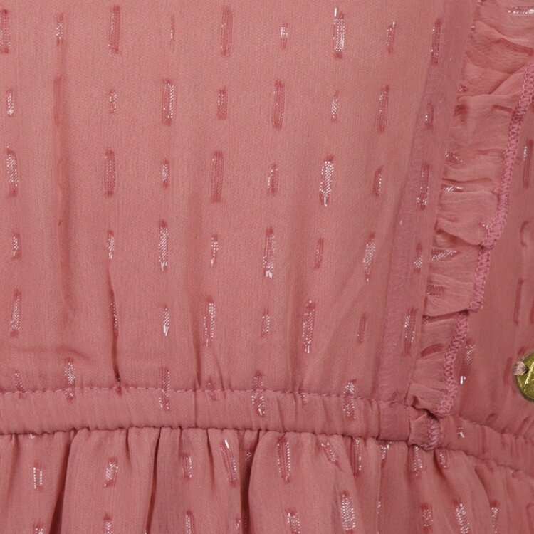 Koko Noko Mädchenkleid Altrosa mit Rüschen | O56979-37