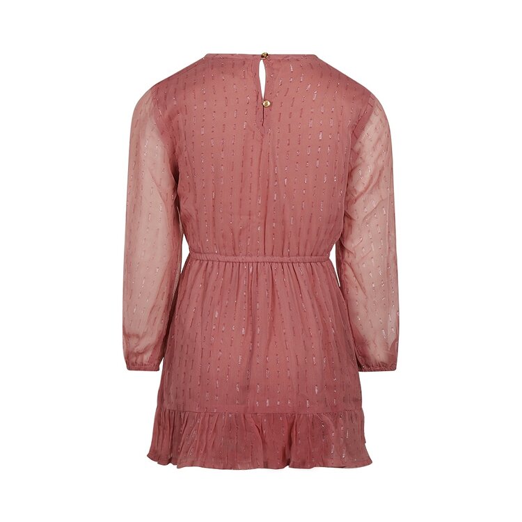Koko Noko Mädchenkleid Altrosa mit Rüschen | O56979-37