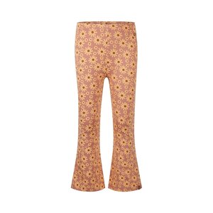 Koko Noko Mädchen-Leggings mit ausgestelltem Bein, altrosa, Blumen