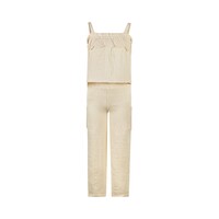 Koko Noko meisjes set top met broek beige