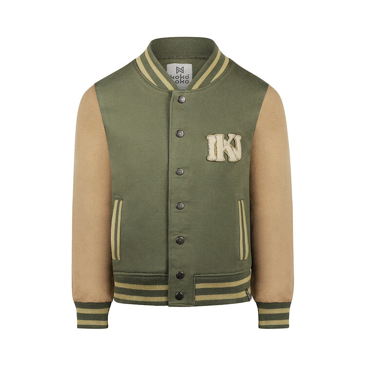 Koko Noko boys‘ baseball jacket army green light brown | O56806-37
